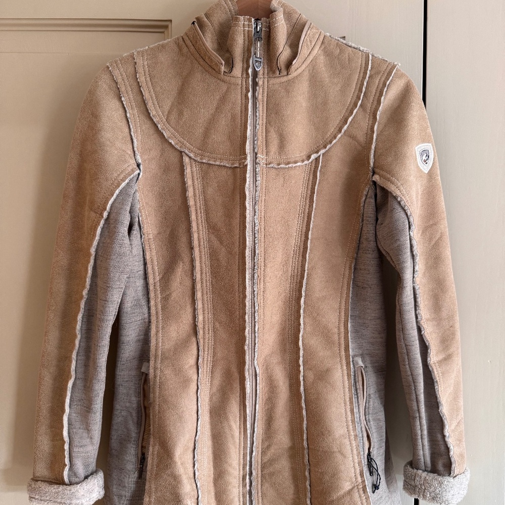 Kuhl Dani Sherpa Trench Coat Jacket